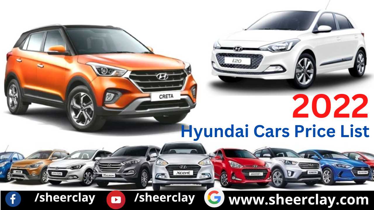 Hyundai cars price list here are the latest hyundai cars price list