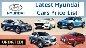 Hyundai Cars Price List