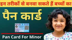 PAN Card News: इन आसान तरीकों को अपनाकर आप बनवा सकते हैं अपने बच्चों पैन कार्ड