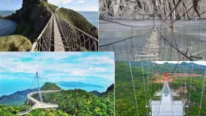 ये हैं दुनिया के पाँच सबसे खतरनाक ब्रिज, पार करने में लोगों के छूट जाते हैं पसीने
