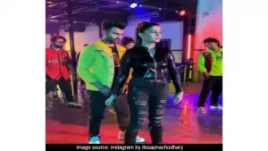 Sapna Choudhary  'तेरी आंख्या का यो काजल मार गया' गाने पर डांस करते हुए वीडियो हुआ सोशल मीडिया पर वायरल