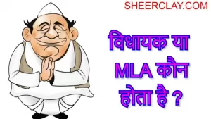 विधायक या MLA क्या होता है ?